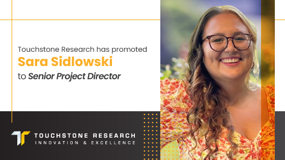 Touchstone Research Promotes Sara Sidlowski to Senior Project Director