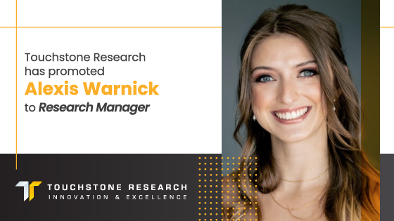 Touchstone Research Promotes Alexis Warnick to Research Manager