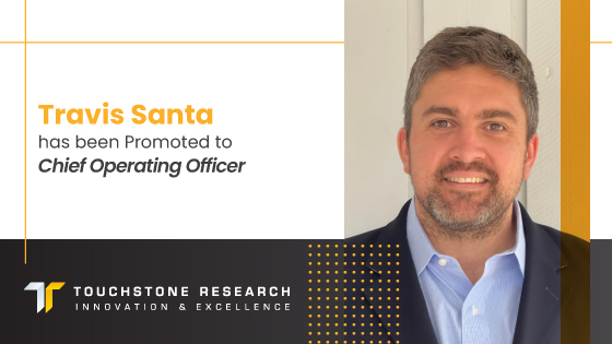 Touchstone Research Announces the Promotion of Travis Santa to Chief Operating Officer (COO)